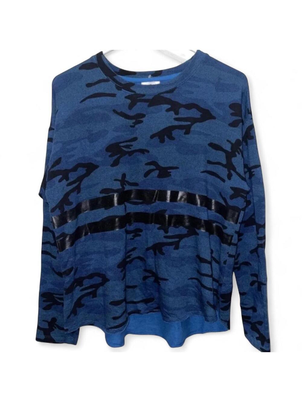 Sundry Women's Blue and Multi Sweatshirt